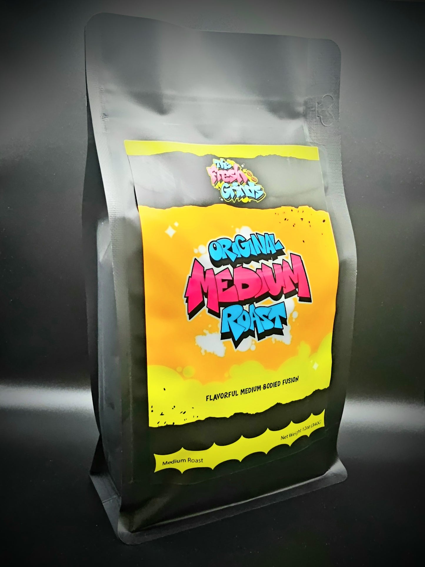 Original Light Roast Coffee Grinds Front Side